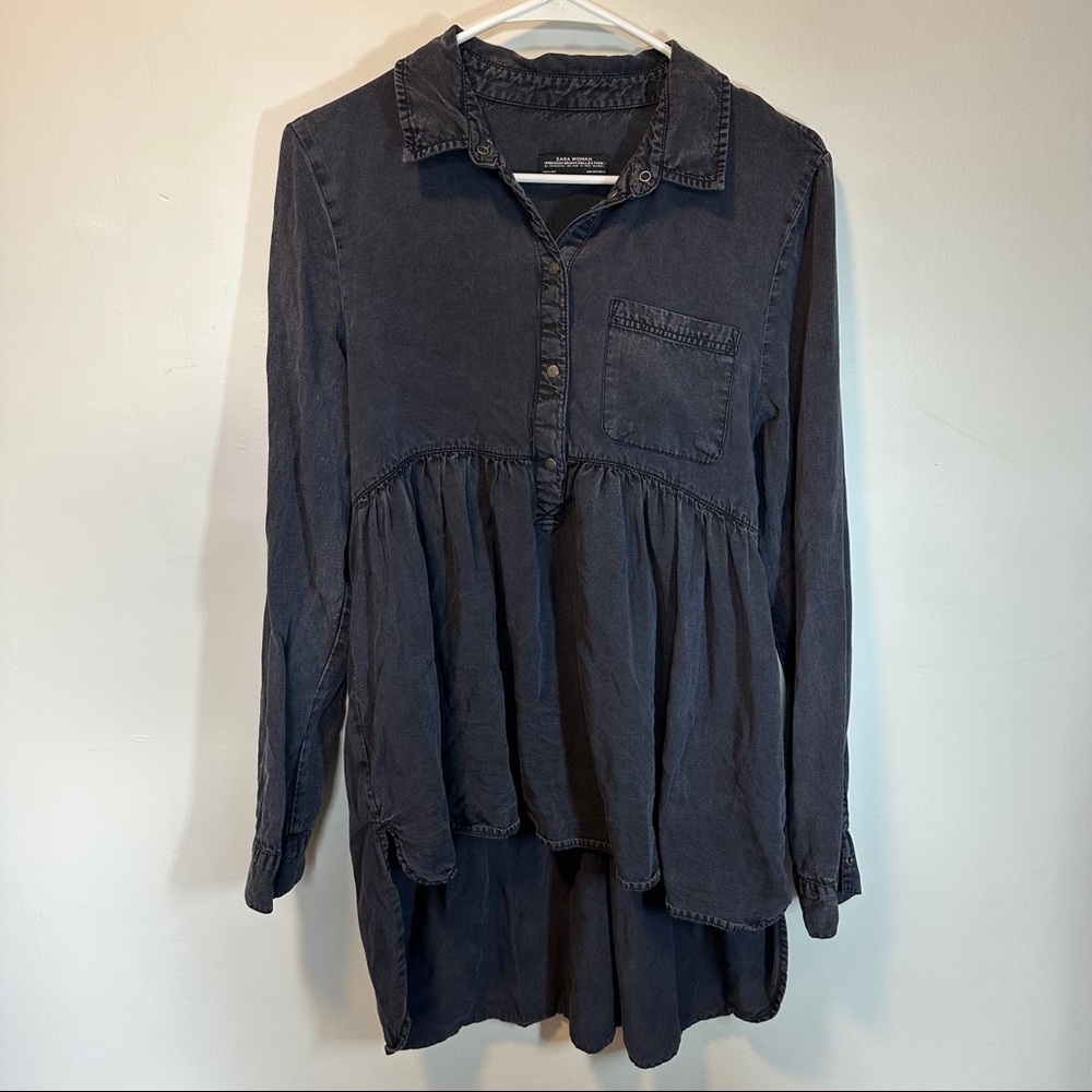 Zara High Low Top